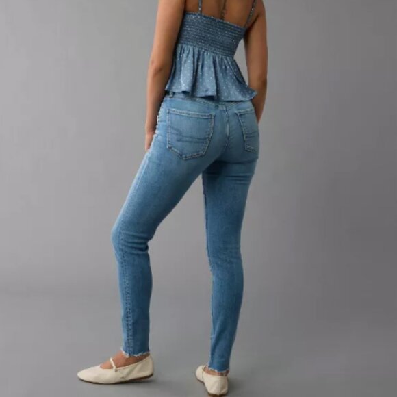 NWT American Eagle AE Next Level Curvy Super High-Waisted Jegging - Picture 3 of 5
